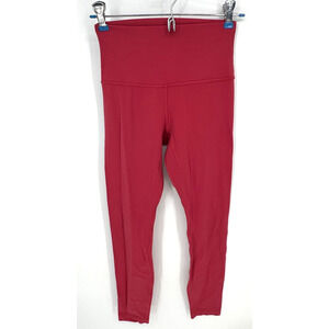 Lululemon Align High Rise Women's Size 4 Pink Stretch Pant 25" Leggings Yoga